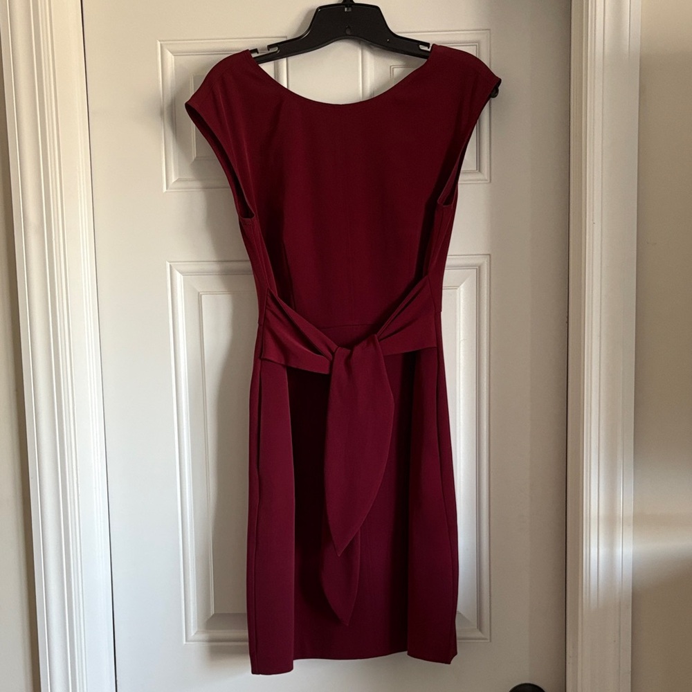 LOFT Burgundy Mini Dress